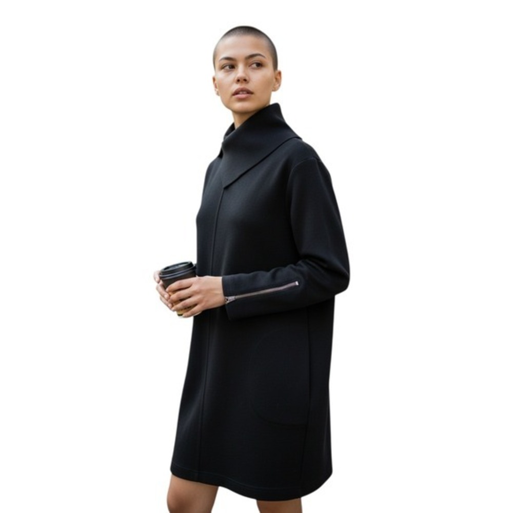 Athleta Preppy Women size Medium Athleisure Casual Career Cozy Karma‎ Vela Dress